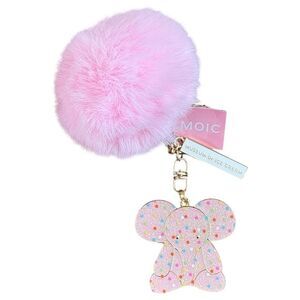 Museum of Ice Cream MOIC Pink Elephant Pom Pom Keychain Accessory. NEW.